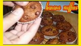 Banana muffins with chocolate chips  #easyrecipe #reupload