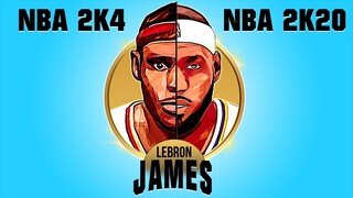 LeBRON JAMES, the evolution [NBA 2K - NBA 2K20]