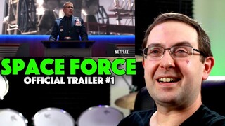 REACTION! Space Force Trailer #1 -Steve Carell Netflix Series 2020