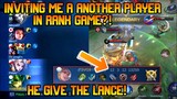 He Give My Lancelot! | Inviting Me a Another Player In Rank Game!! - Lancelot Gameplay #03