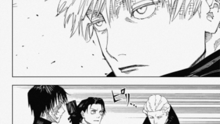 Judging from his expression, it seems that Gojo already knew that he would die before he left. Looki