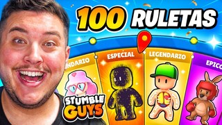 COMPRÉ +100 RULETAS de STUMBLE GUYS para CONSEGUIR la NUEVA SKIN ESPECIAL! 😱