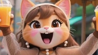 Big Fat Orange disguises herself as a beauty selling orange juice~