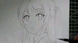 [Hand-painted draft Mai] Sakurajima Mai in 30 minutes (guaranteed to finish the liver in the next is