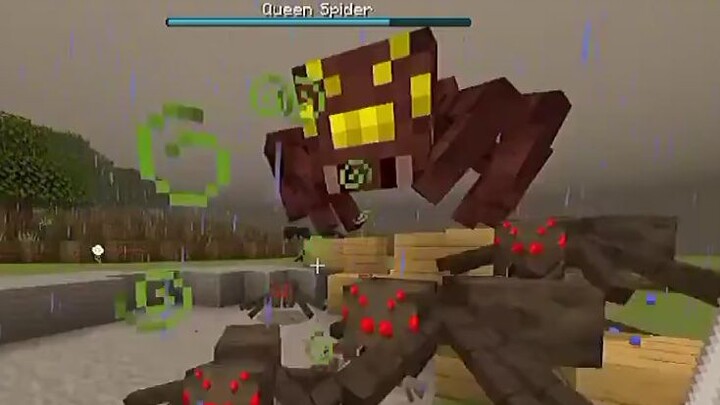 MINECRAFT TAPI KITA MELAWAN SPIDER RAKSASA!!