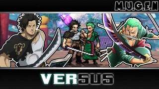 ZORO VS YAMI | MUGEN - ONE PIECE/BLACK CLOVER