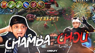 CHOU VS CHOU LAKAS! CHAMBA! - Mobile Legends | ERALDO