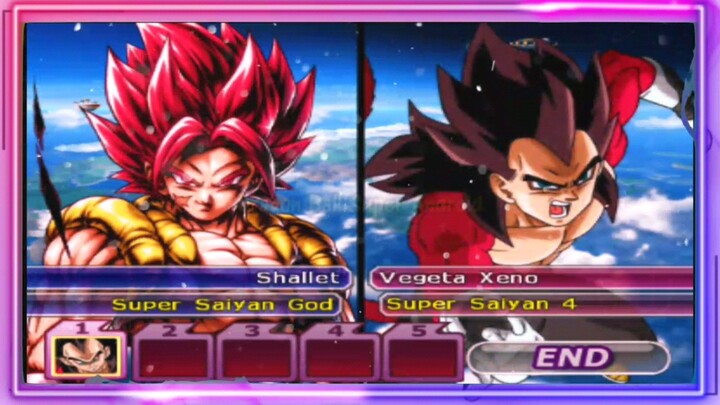 SHALLET SSJ GOD VS VEGETA XENO SSJ 4 - DB MOD ANDROID GAMEPLAY