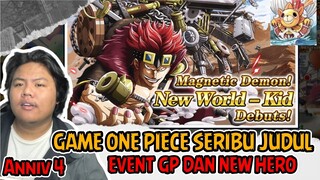 GACHA HERO BARU SSR NEW WORLD KID SPECIAL ANNIV KE 4 GAME ONE PIECE SERIBU JUDUL DI EVENT GACHA