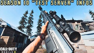 *NEW* SEASON 10 TEST SERVER CONTENTS | "WEAPON INSPECTION"  IN SEASON 10