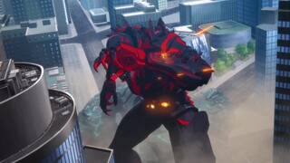 Pacific Rim Black Restricted Area: The Strongest Mecha Hunter x Hunter! Monsterized drone armor Apex, preying on monsters, with red-eye special effects!