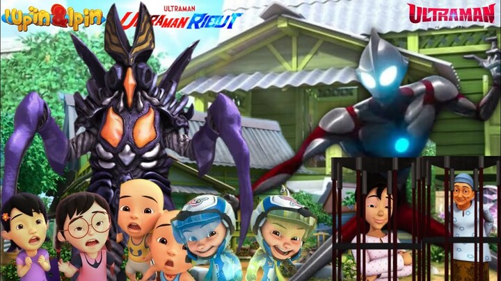 Ultraman Rising Melawan Moster Zetton Yang Membawa Kak Ros Opah Ke Planet Moster Upin Ipin Sedih