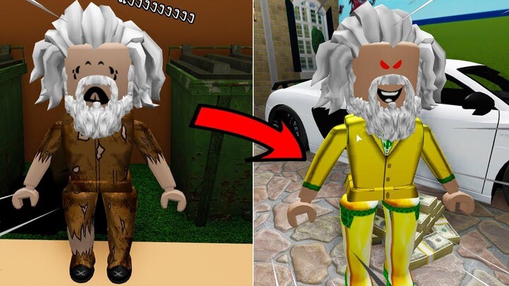 Roblox Poor to Rich Story 👴💰 เรื่องราวชีวิตของคุณตา จากคนไร้บ้านสู่เศรษฐีระดับ EPIC !!