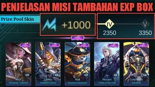 PENJELASAN MISI TAMBAHAN EXP BOX! APAKAH PLAYER GRATISAN BISA DAPET SKIN EPIK LIMITED !?