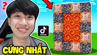 Cổng Địa Ngục Cứng Nhất 2021 😱 - VINH THỬ NGHIỆM CÁC VIDEO TIKTOK MINECRAFT TRIỆU VIEW (Phần 23)