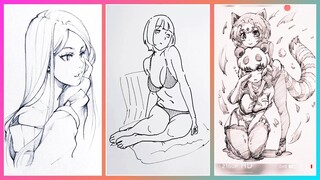 Nghệ Thuật Vẽ Tranh Bút Chì Anime Đẹp Tuyệt Vời / Amazing Beautiful Anime Pencil Drawing Art
