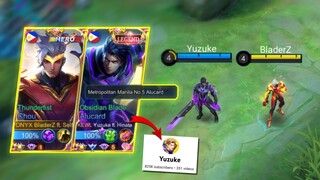 BladerZ meets Yuzuke😱 | TOP GLOBAL CHOU AND TOP GLOBAL ALUCARD CONNECTION 🔥