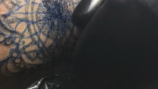 Tattoo session