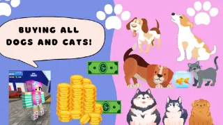 I BOUGHT ALL THE DOGS AND CATS IN THE PET STORE [ SCHOOL PARTY CRAFT ]