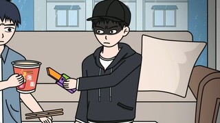 Tôi bị đánh thức bởi tiếng sấm vào một đêm mưa, và bất ngờ lấy lại được thị lực. Tôi thấy một người 