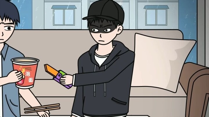 Aku terbangun karena suara guntur di malam yang hujan, dan tiba-tiba penglihatanku kembali. Aku meli