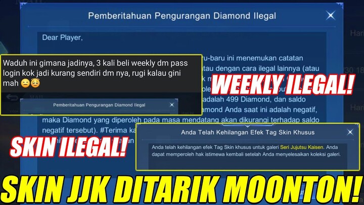 DIAMOND MINUS & SKIN DITARIK KARENA DIAMOND ILEGAL TERJADI LAGI! BEGINI PENJELASANNYA MOBILE LEGEND