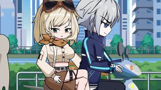 Good brothers who grew up together, meet again but become beautiful girls of school beauty level