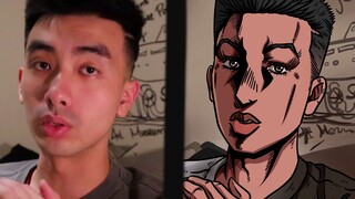 jojo painting style × old talk nonsense - this style of painting? Something is wrong! Actually a lit