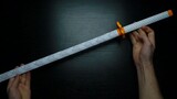 After making so many paper Japanese swords, how can there be no scabbard, this time I will teach you