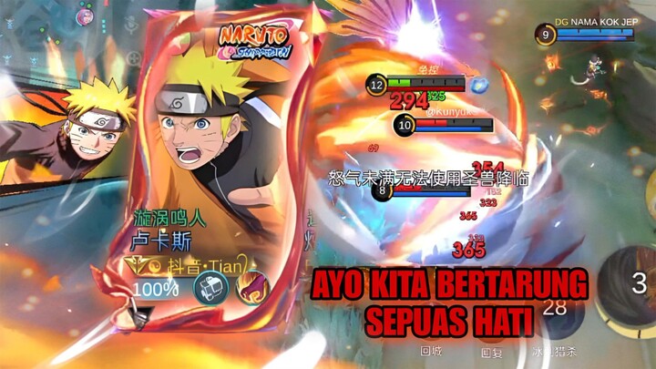 HIGHLIGHT LUKAS NARUTO UZUMAKI!! SEEKOR KUCING MENGAMUK DI PANASNYA PERTEMPURAN!!