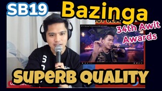 SB19 - BAZINGA | AWIT AWARDS 2021 | PERFORMANCE | REACTION