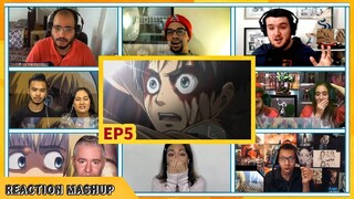 Attack on Titan Season 1 Episode 5 Reaction Mashup