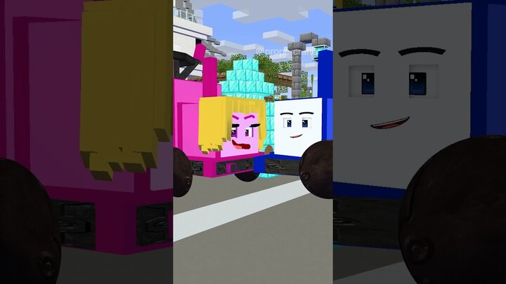 Minecraft Train Portal Trap in Ohio be Like - Monster School Minecraft Animation #shorts