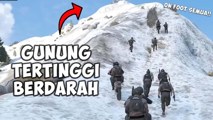 NAIK PANGKAT, DIAJAK GELUT TANGAN KOSONG, GUNUNG TERTINGGI BERDARAH - GTA 5 ROLEPLAY