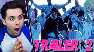 "YALL ARNT READY, NEITHER AM I!" BLEACH: THOUSAND YEAR BLOOD WAR ARC Trailer 2 Reaction!