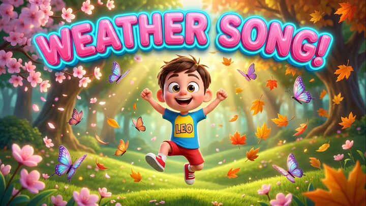 Seasons Song for Kids ☀️ Learn Spring, Summer, Fall, Winter | Nursery Rhymes