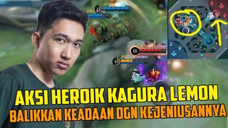 KALAH TURRET & KILL TDK MASALAH !! AKSI HEROIK KAGURA LEMON BUAT LAWAN TERPANCING, BALIKKAN KEADAAN