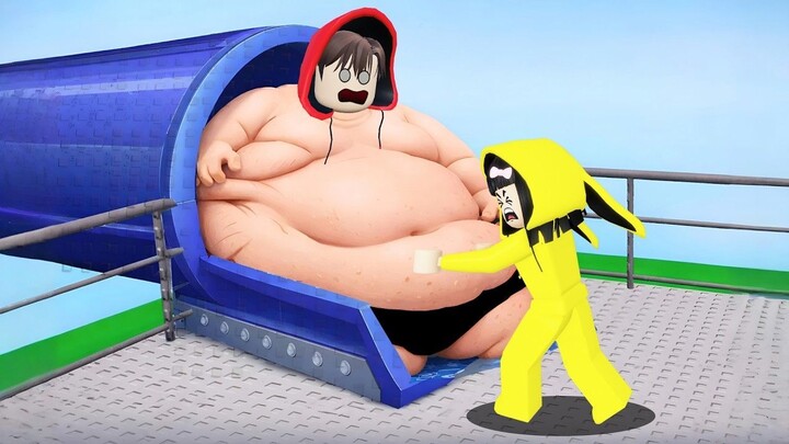 Yuta, Mio Dan Baby Celine Membuat Taman Bermain  ROBLOX