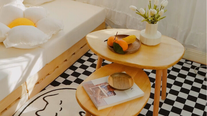 Biến thớt thành bàn trà nhỏ nổi tiếng trên mạng, lại còn tiết kiệm không gian!