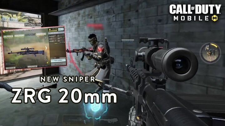 COD Mobile | ZRG 20mm: VUA BẮN TỈA MỚI CHÍNH THỨC XUẤT HIỆN! (NEW SNIPER RIFLE ZRG20 GAMEPLAY CODM)