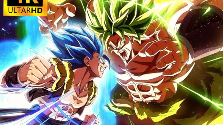 【4K عالي الدقة】“حذف الحوارات الزائدة” ووجيتا ضد برولي! أكثر مشاهد القتال إثارة في تاريخ دراغون بول، 