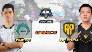 CHAKMAMBA AIRLINES + SAVAGE !! AP BREN vs OMEGA GAME 3 MPL PH SEASON 13