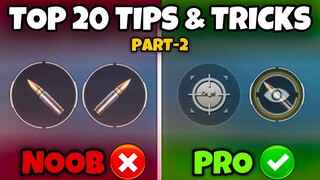 20 TIPS & TRICKS THAT WILL MAKE YOU PRO🔥| BGMI/PUBG MOBIL | MEW2