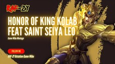 GRATIS SAINT SEIYA GOLDEN LEO - DHARMA HONOR OF KING