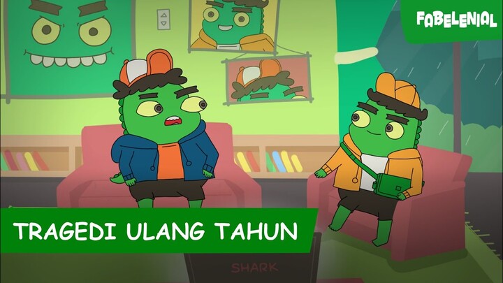 KARTUN HORROR - TRAGEDI ULANG TAHUN YANG MENGERIKAN & MENYERAMKAN - Fabelenial
