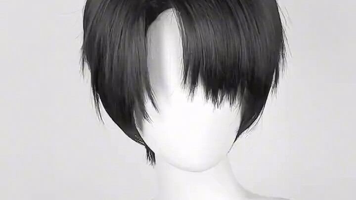 Tutorial penataan wig Manmei Attack on Titan Captain cos