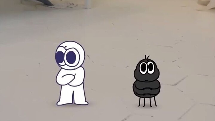 Really, the scene of the failed spider catching