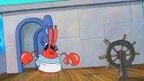 Mr. Krabs and Spongebob successfully sank the pirate ship, but the pirates continued to attack in sm