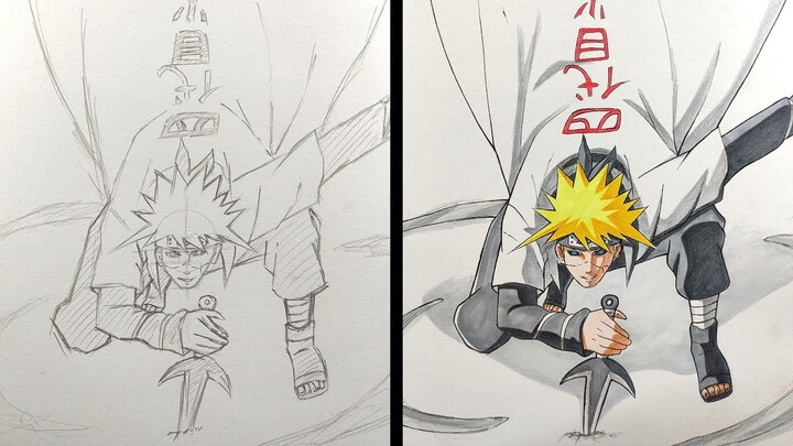 How to Draw Minato - Naruto | easy anime drawing