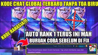 BUG KODE CHAT GLOBAL EVENT PROMO DIAMOND MLBB TANPA TOA BIRU, LANGSUNG COBA SEBELUM DI FIX